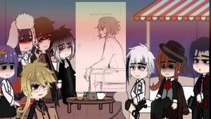 bsd characters reacts to dazai/fyozai!!()fyozai ofc() part 2 ()