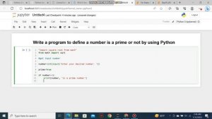 Find Prime Number by Using Python Programming II Hasan Bangladesh