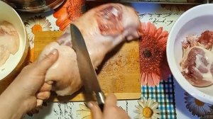 Как разделать тушку утки легко.  Что я делаю с утиным жиром.