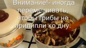 Моё блюдо из моховиков