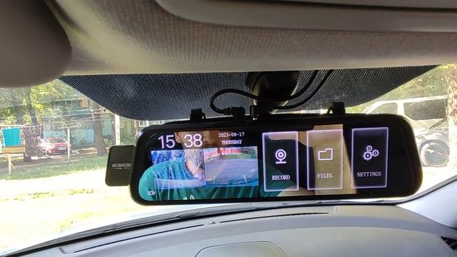 Авторегистратор зеркало ART-E92 дисплей 10". смотреть онлайн