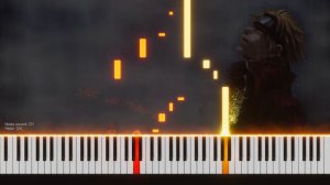 Naruto ost. 'Sadness and Sorrow' | Piano Tutorial Intermediate