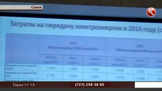 Поднять тарифы на электроэнергию собираются в Семее смотреть онлайн