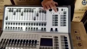 Mini Pearl 1024 DMX Controller/ DJ Light Mixer/ Unboxing and Overview/ By ATi pro @DJGuruji