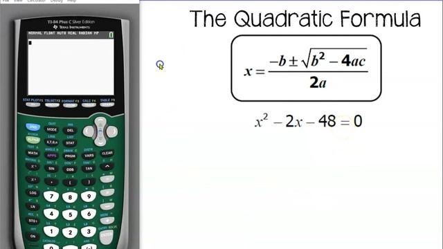 Ti-84 Quadratic Formula смотреть онлайн