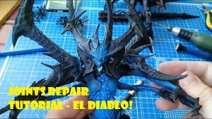 Repair Video! A How To Repair NECA Diablo Wings Joints Tutorial. Watch now!