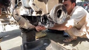 Ремонт двигателя трактора / Ремонт масляного насоса