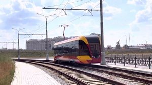 Новые трамваи «Львёнок» между Екатеринбургом и Верхней Пышмой