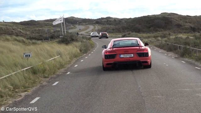 Alfa Romeo Giulia Quadrifoglio with Decat Exhaust - Redline REVS, Accelerations, Powerslides! смотреть онлайн