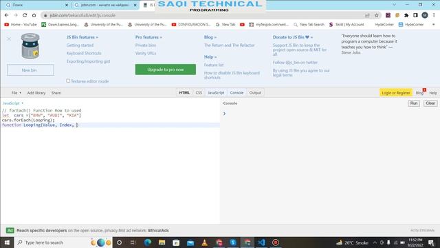 Lecture No 8 : - How To Used JavaScript forEach in JavaScript.(React js, Node js, Vue js)