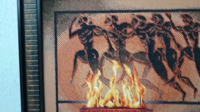Вышивка крестом Панна РТО Алиса и другие оформленные вышивки | Примеры оформления от Багеткорсет №1