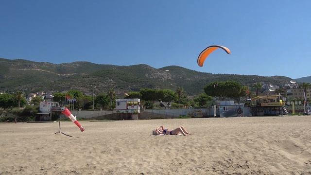 Аттракционы Параплан -4 Пляж Клеопатры в Алании Kleopatra beach Cleopatra Paraglider ziminvideo