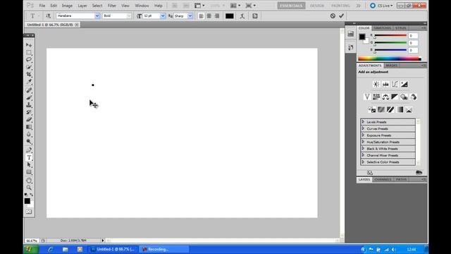 How to make Reflective text in Adobe Photoshop CS5 смотреть онлайн
