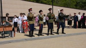 Казачий Ансамбль ЮРТ. На Урале, на Кубани и на Тихом Дону" Остановка "Вышка" День Победы 2015