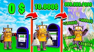 РОБЛОКС НО КАЖДУЮ СЕКУНДУ Я ПОЛУЧАЮ ДЕНЬГИ СЛУЧАЙНОЕ КОЛИЧЕСТВО! ЧЕЛЛЕНДЖ НУБ И ПРО ВИДЕО ROBLOX