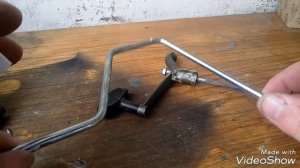 Кастомная ручка для рыболовной катушки из говна и палок