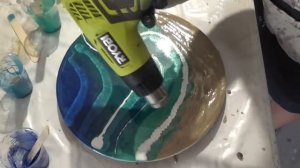 Easy epoxy resin beach art, using real sand!