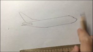 Как нарисовать самолёт Boeing 737-800