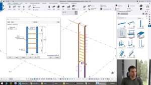 Стрим 28. Tekla Structures. Серия 1.450. Лестницы и ограждения
