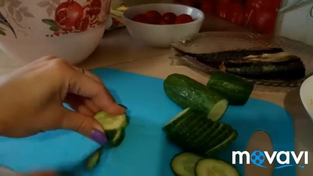 ?Скумбрия горячего копчения за 3минуты?)) необычный оливье?