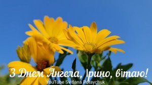 Ірино, з Днем Ангела вітаю! 18 травня. Хай доля привітно дивує, Любов і щастя дарує!