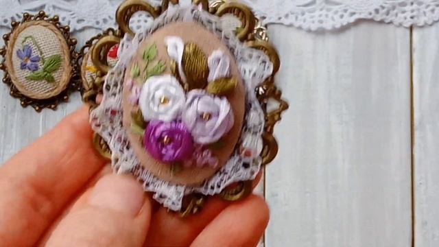 4.Мои вышитые броши.Продажа смотреть онлайн