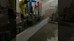 Тестовое сверление алмазными установками BYCON DMP-352 vs Eibenstock DBE 352