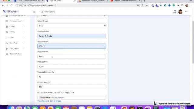 Laravel 9 Tutorial #44 | MultiVendor Ecommerce | Products Module (VII) | Edit Product Details