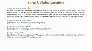 82 Local and Global Variables in Linux - 2 | Linux Variables | Linux for Beginners