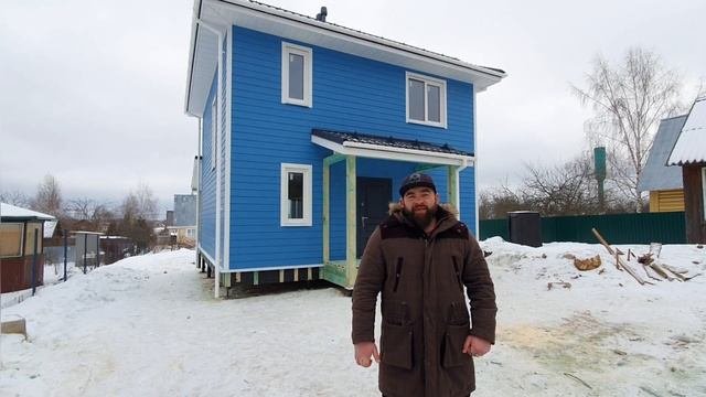 Видеоотзыв заказчика о построенном сип доме 