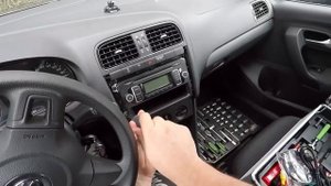 Установка Магнитолы и камеры заднего вида на Фольксваген Поло 2 Din для VW Volkswagen Golf,Jetta,