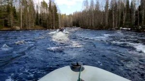 Фрегат 480 Light Jet c Mercury 40 MH, доработанный в Стихии воды. Первые испытания.