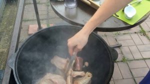 ✔СВИНЫЕ РЕБРЫШКИ с овощами в казане, легко и вкусно!!! Удивите гостей!