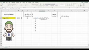 Extract Numbers from TEXT in Excel