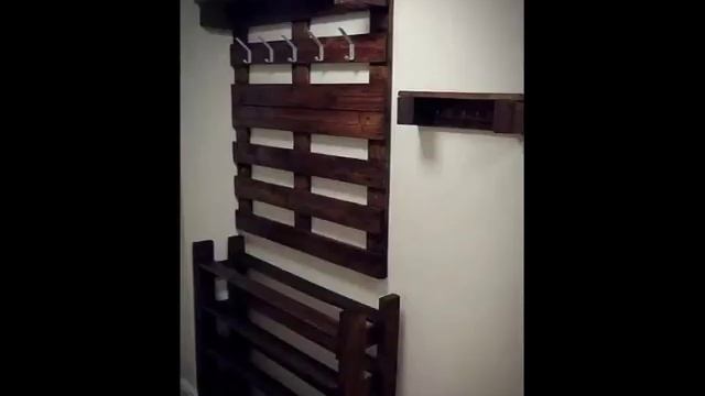 Мебель в прихожую из поддонов (палет)