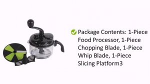 Wonderchef - Turbo Chopper and Citrus Juicer Best Manual Food Processor