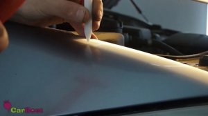 Удаление вмятины без покраски на ребре крыла BMW 3 E90