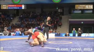 Очень грязный прием от кубинского борца