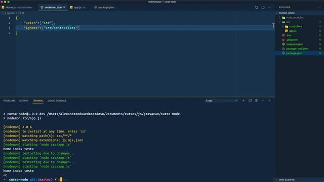 Node para iniciantes#02 - Configurando o nodemon смотреть онлайн
