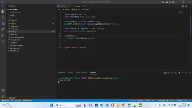 How To Run an Existing React App In VSCode | How To Run React In VSCode