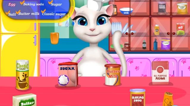 игра Анджела готовит блины смотреть онлайн