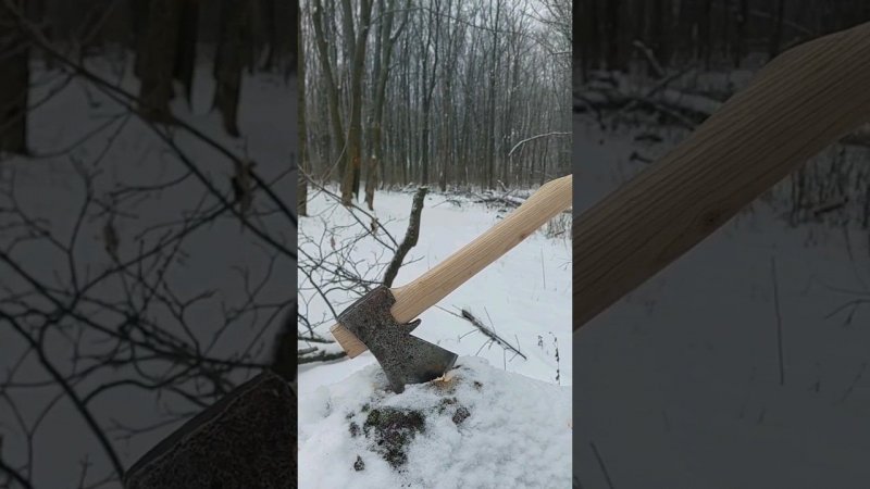 Такой топор один на миллион!!! #survival #выживание #bushcraft #survival  #словопацанасериал #knife