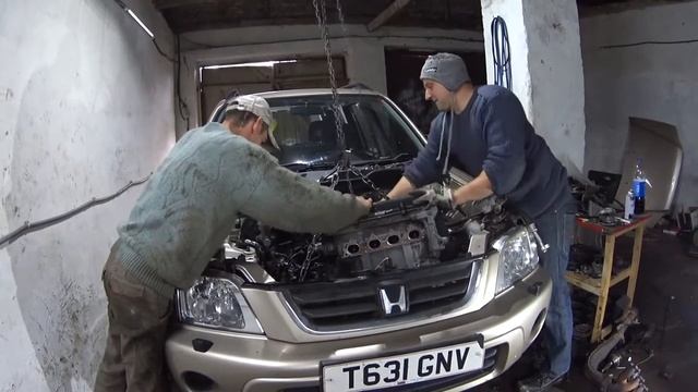 #6 Рулевая рейка стоит ли ремонтировать? как открутить шкив коленвала, Honda cr-v rd1 смотреть онлайн