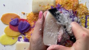 ASMR cutting cubes on soap 1b.ru | кубики на мыле рубль бум