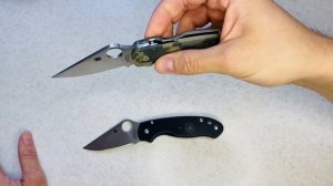 Spyderco Para 3 FRN vs Spyderco Para 3 G10