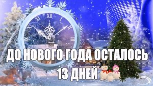 ДО НОВОГО ГОДА ОСТАЛОСЬ 13 ДНЕЙ