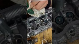 Засухаривание клапанов 3S-FE.