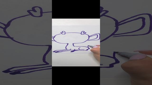 Как нарисовать оленёнка ребёнку‽