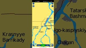карта глубин Астраханская область