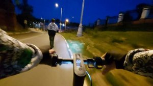 Ninebot Max G30P & Okai ES200D Electric Scooter - Sergiev Posad night riding